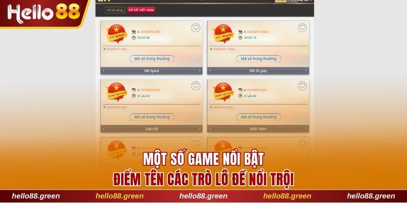3 loại hình lô đề phổ biến tại sảnh game
